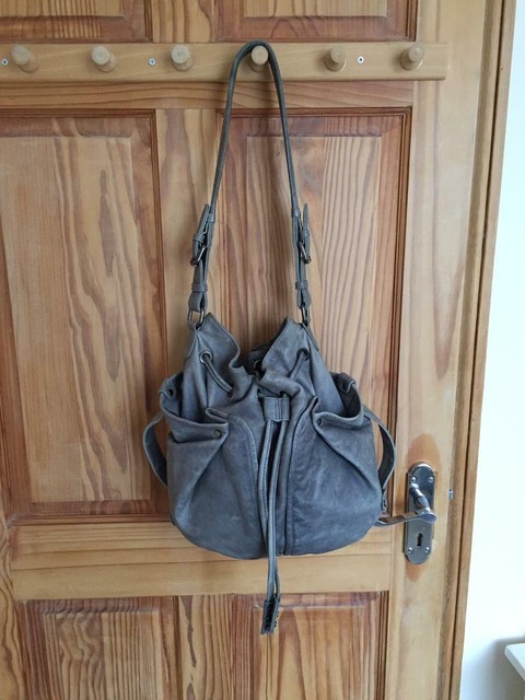 mint velvet grey handbag